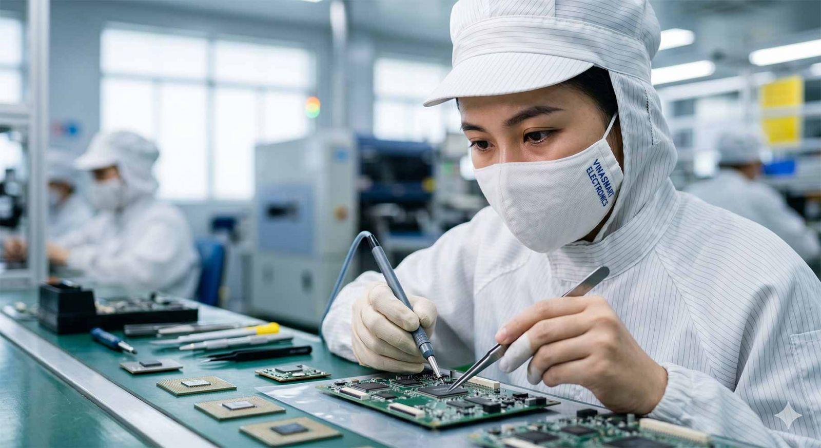 Ứng viên tìm việc làm phổ thông tại Phú Thọ ứng tuyển vị trí lắp ráp linh kiện