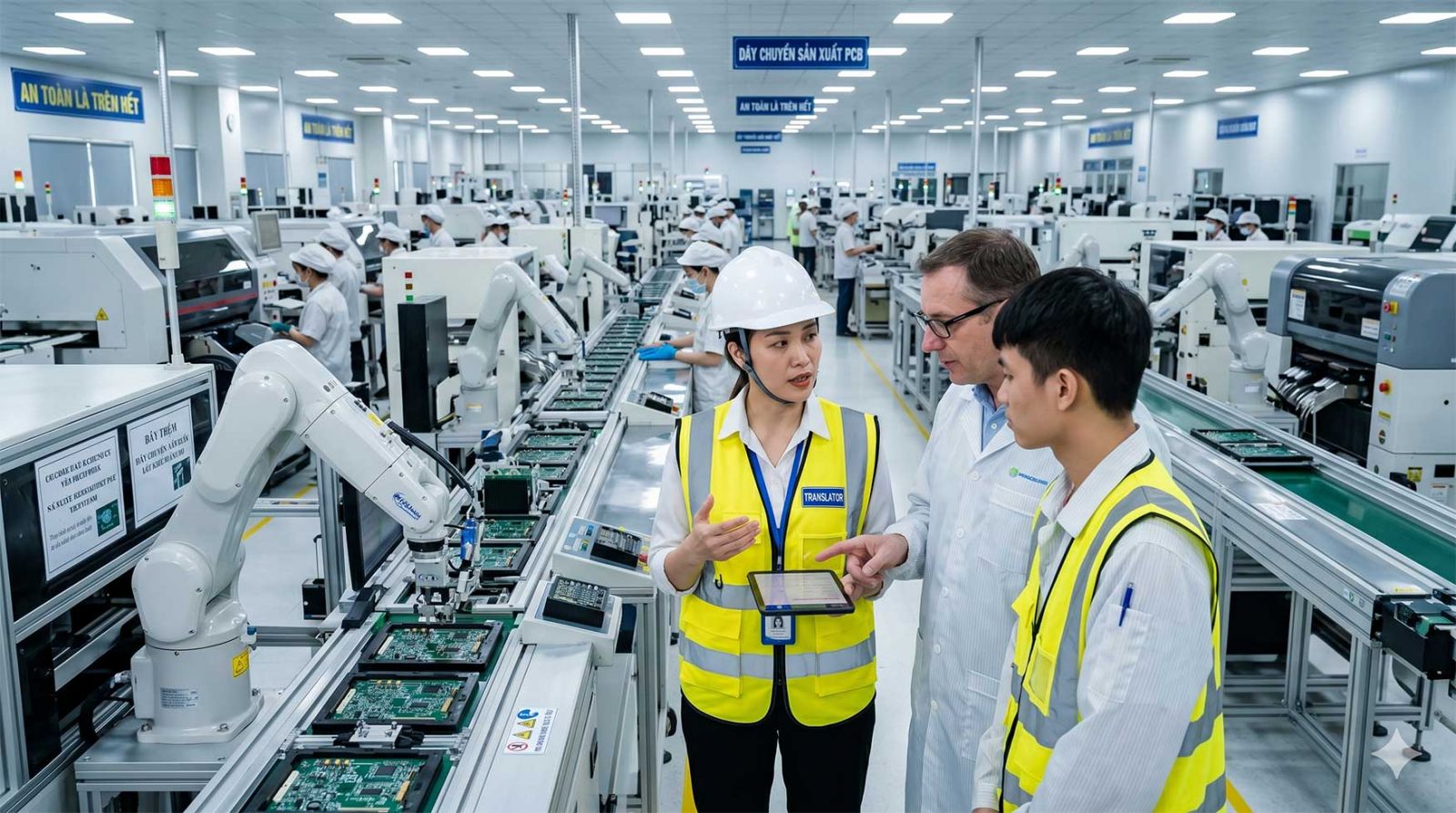 Tuyển biên dịch viên kcn phú hà làm việc tại văn phòng và xưởng sản xuất