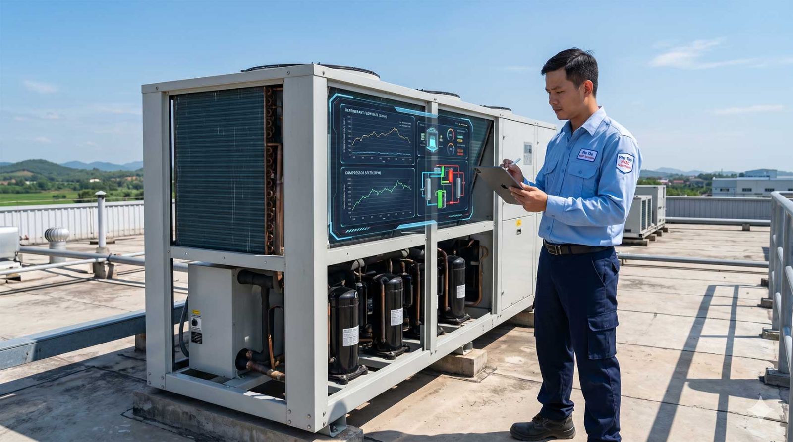Thợ điện lạnh tại Phú Thọ ứng dụng công nghệ thông minh