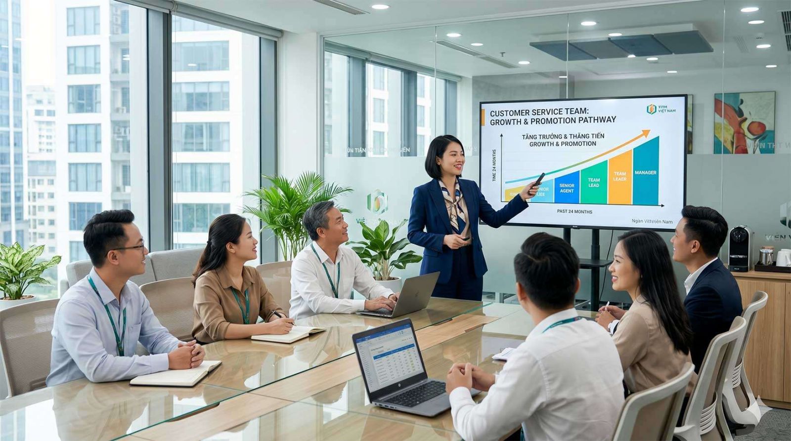 Bảng lương và lộ trình thăng tiến tuyển dụng CSKH Phú Thọ minh bạch rõ ràng