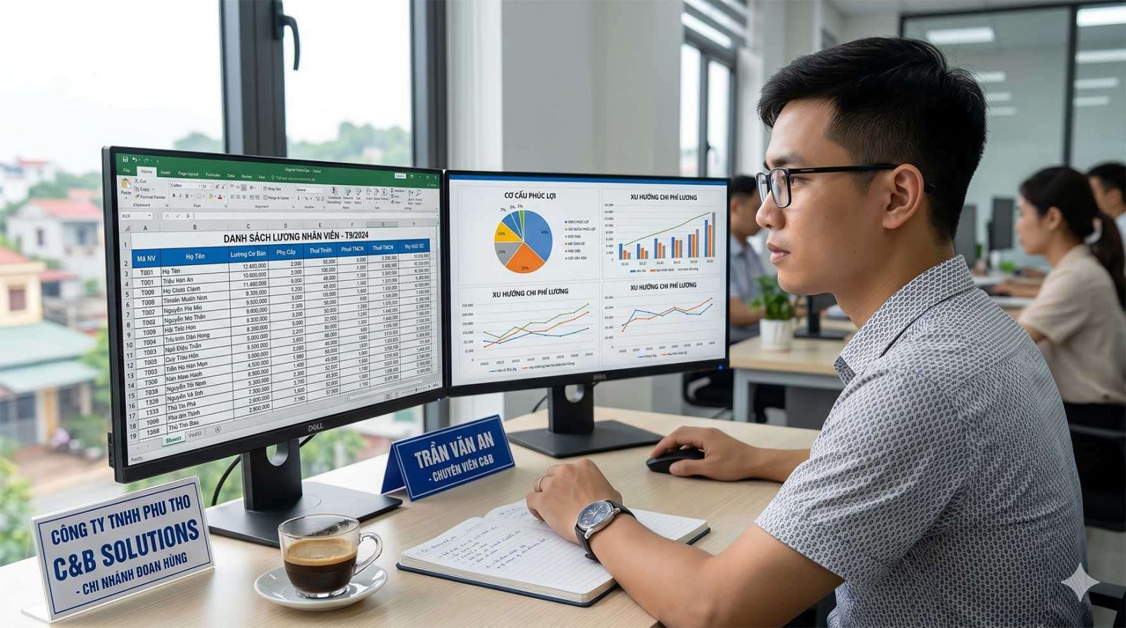 Tuyển chuyên viên C&B Phú Thọ quản lý tiền lương