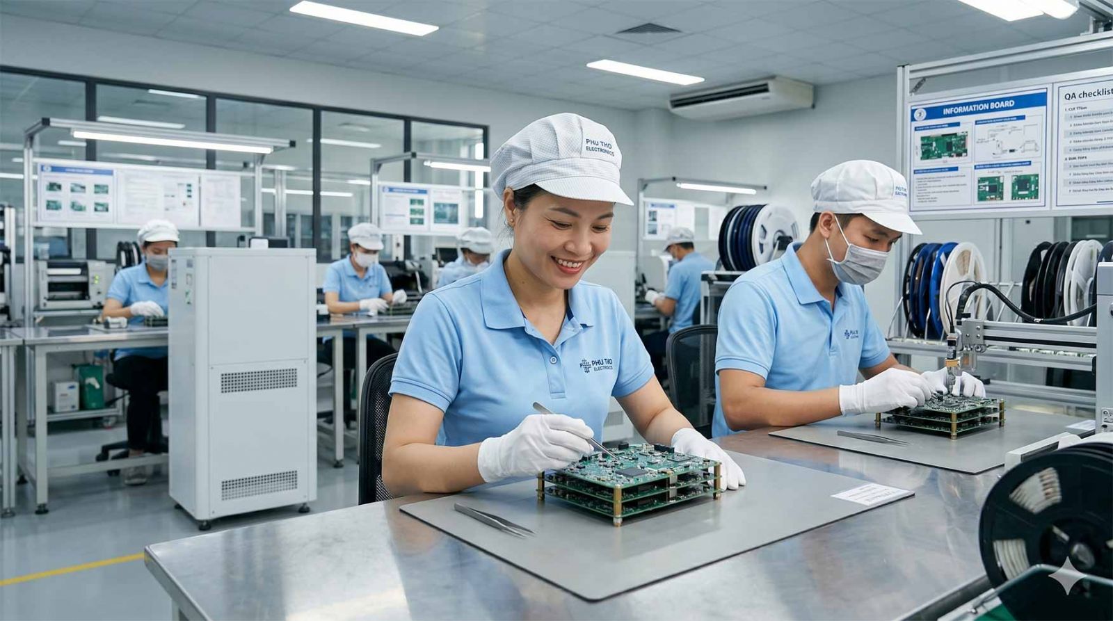 Hàng loạt nhà máy tuyển công nhân tại Khu công nghiệp Trung Hà Phú Thọ