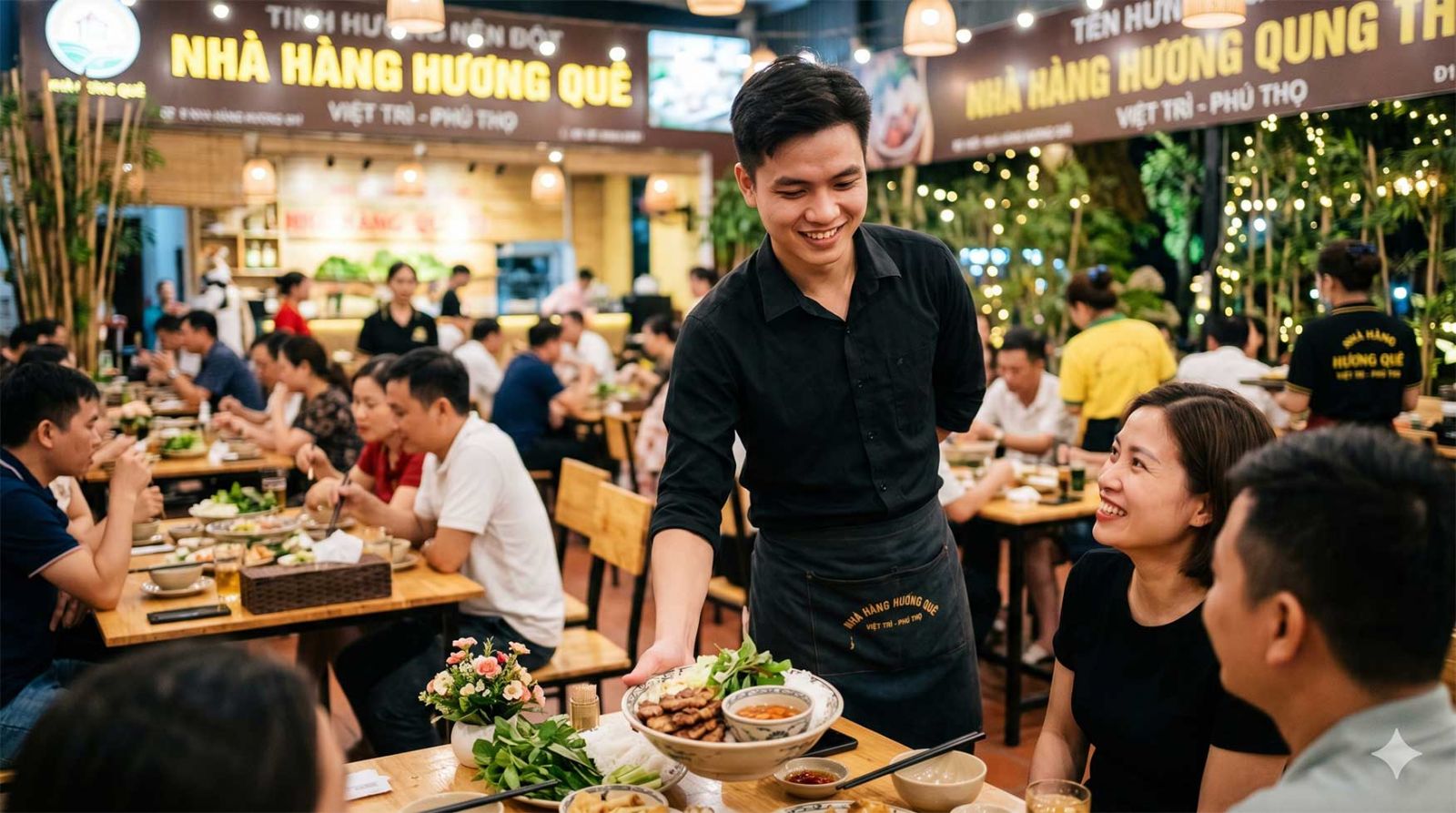 Tuyển nhân viên phục vụ nhà hàng, quán cafe tại Phú Thọ